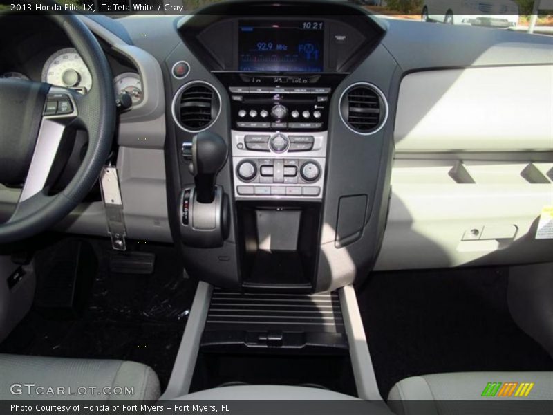 Taffeta White / Gray 2013 Honda Pilot LX