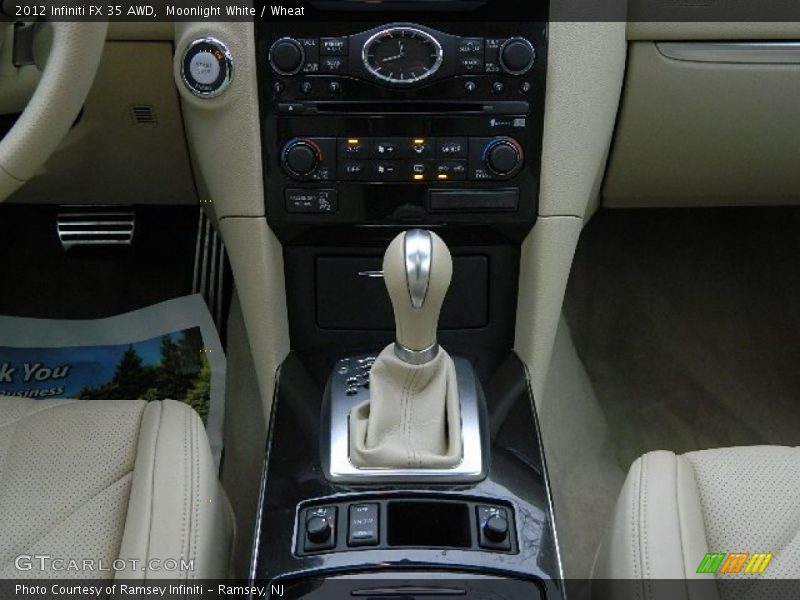 Moonlight White / Wheat 2012 Infiniti FX 35 AWD