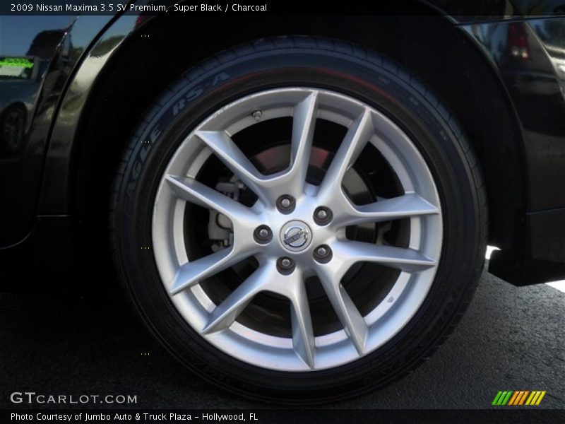Super Black / Charcoal 2009 Nissan Maxima 3.5 SV Premium