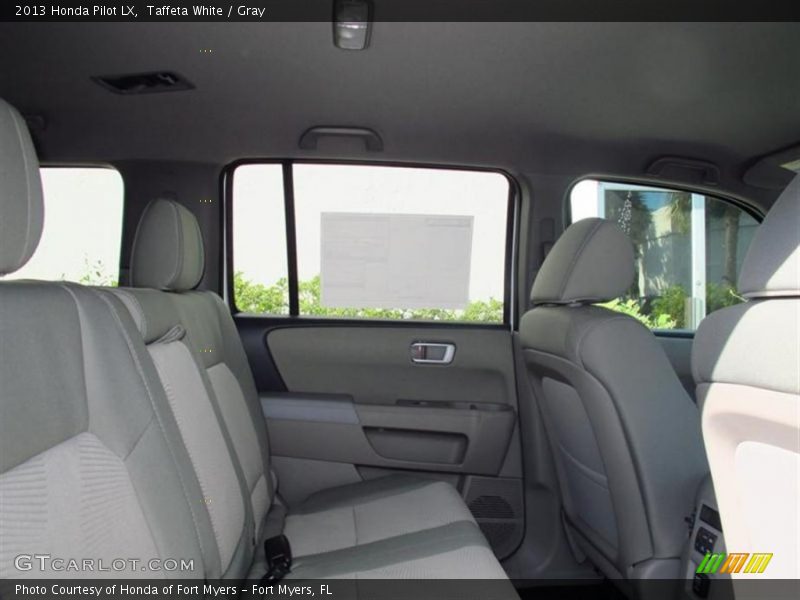 Taffeta White / Gray 2013 Honda Pilot LX