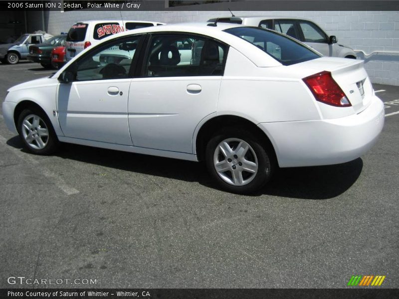 Polar White / Gray 2006 Saturn ION 2 Sedan
