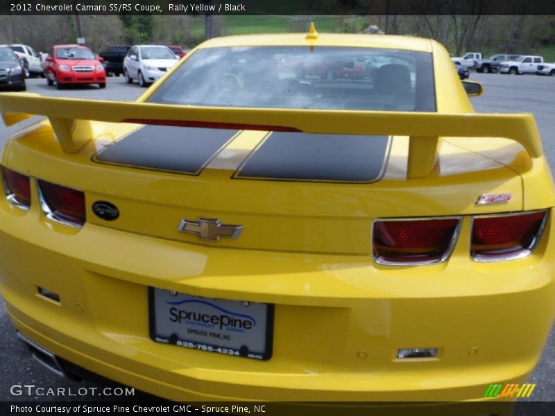 Rally Yellow / Black 2012 Chevrolet Camaro SS/RS Coupe
