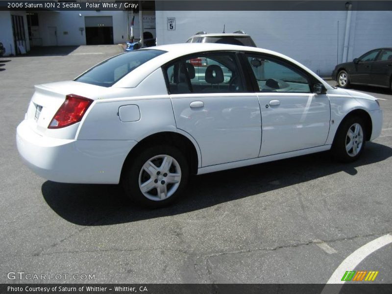 Polar White / Gray 2006 Saturn ION 2 Sedan