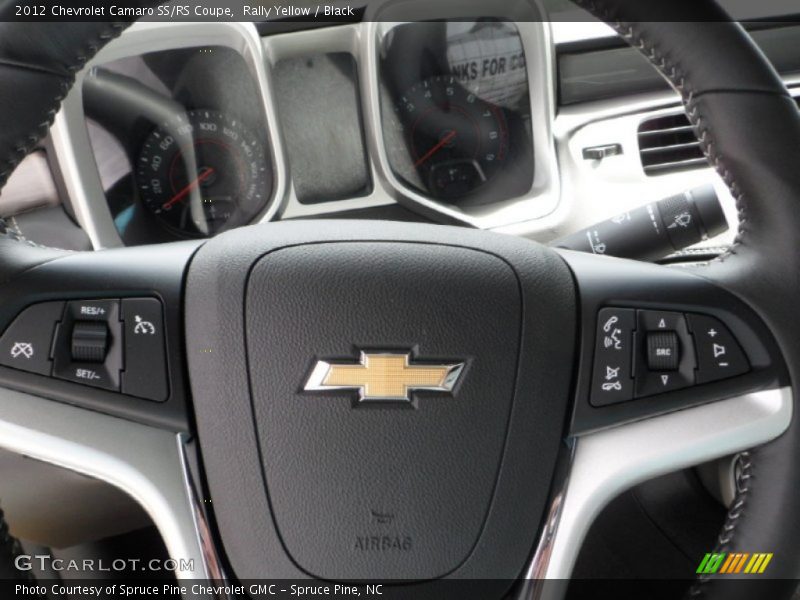 Rally Yellow / Black 2012 Chevrolet Camaro SS/RS Coupe