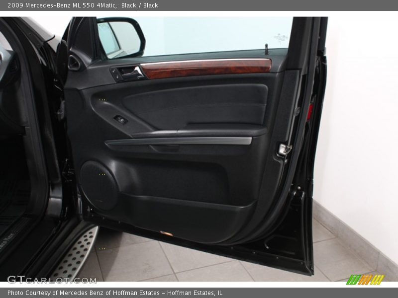 Black / Black 2009 Mercedes-Benz ML 550 4Matic