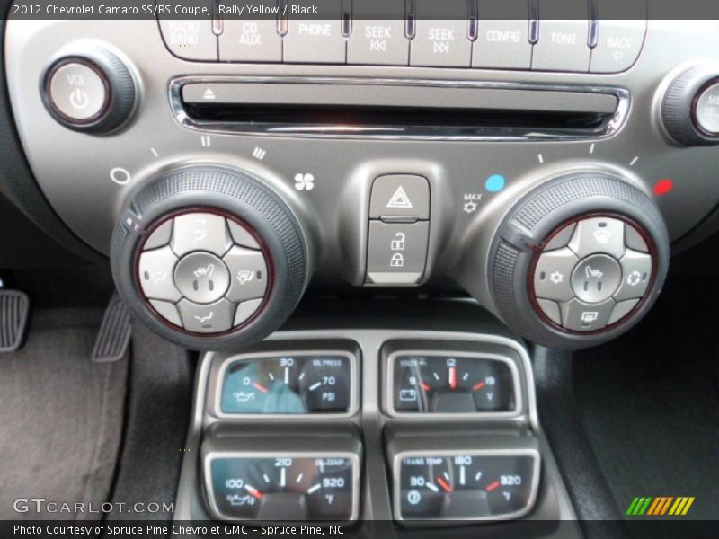 Controls of 2012 Camaro SS/RS Coupe