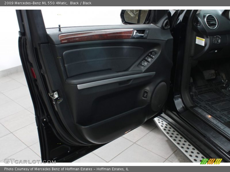 Black / Black 2009 Mercedes-Benz ML 550 4Matic