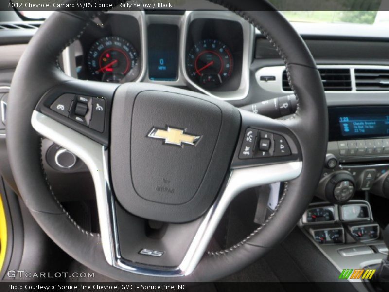 Rally Yellow / Black 2012 Chevrolet Camaro SS/RS Coupe