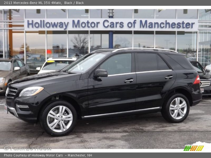 Black / Black 2013 Mercedes-Benz ML 350 4Matic