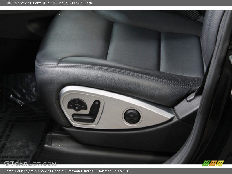 Black / Black 2009 Mercedes-Benz ML 550 4Matic