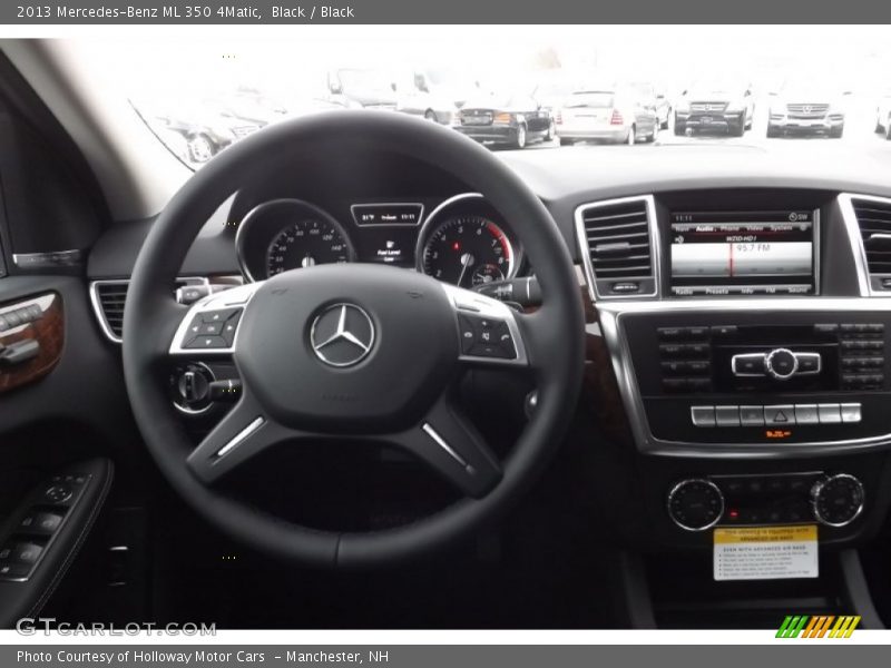 Black / Black 2013 Mercedes-Benz ML 350 4Matic