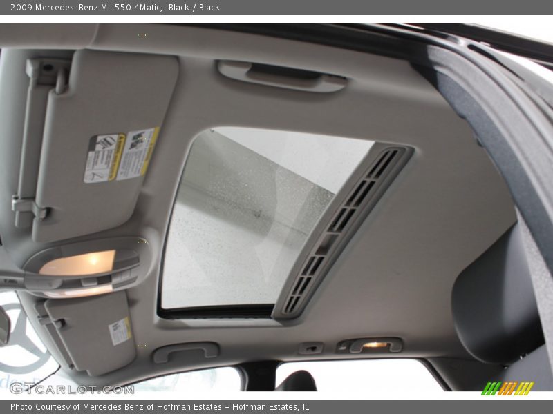 Black / Black 2009 Mercedes-Benz ML 550 4Matic