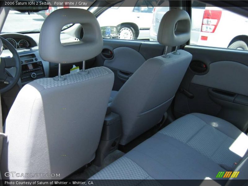 Polar White / Gray 2006 Saturn ION 2 Sedan
