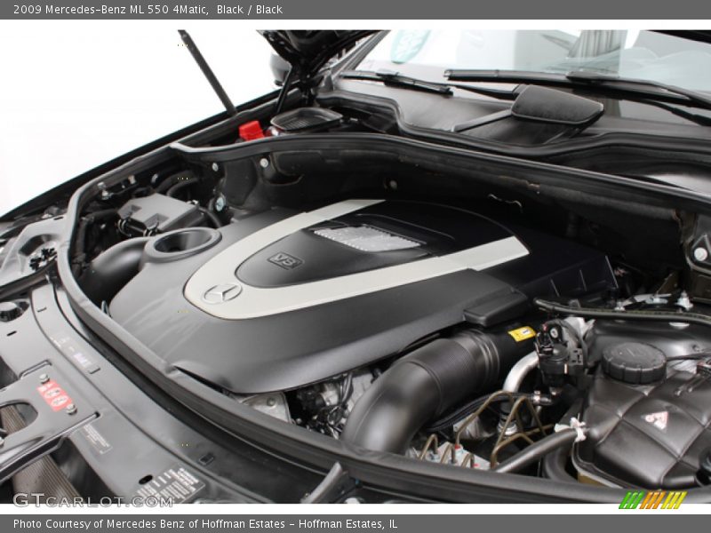 Black / Black 2009 Mercedes-Benz ML 550 4Matic