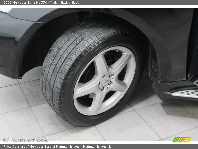 Black / Black 2009 Mercedes-Benz ML 550 4Matic