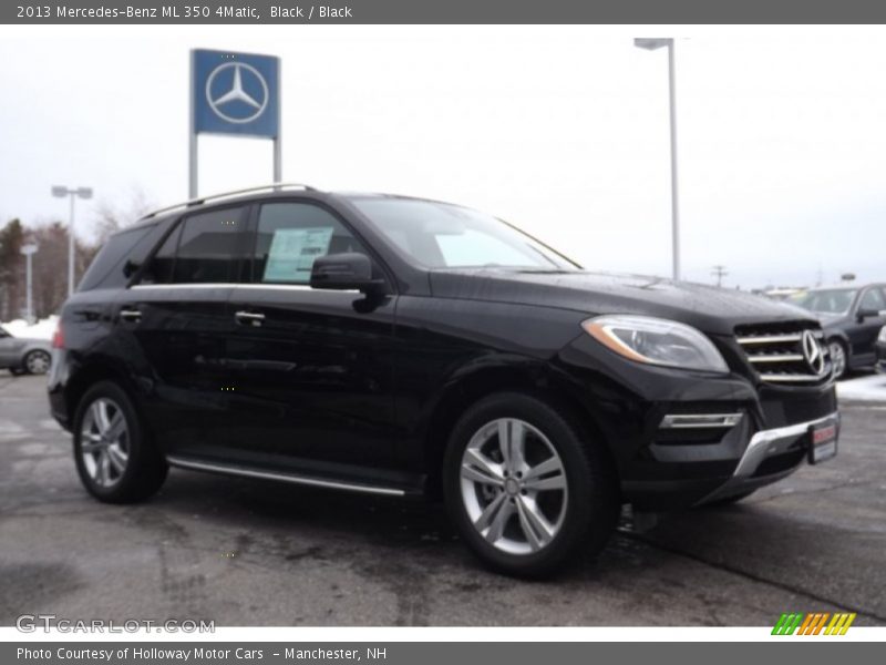 Black / Black 2013 Mercedes-Benz ML 350 4Matic