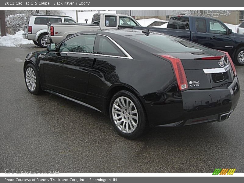 Black Raven / Ebony 2011 Cadillac CTS Coupe