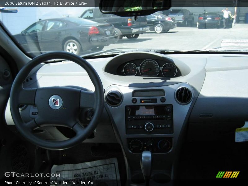 Polar White / Gray 2006 Saturn ION 2 Sedan