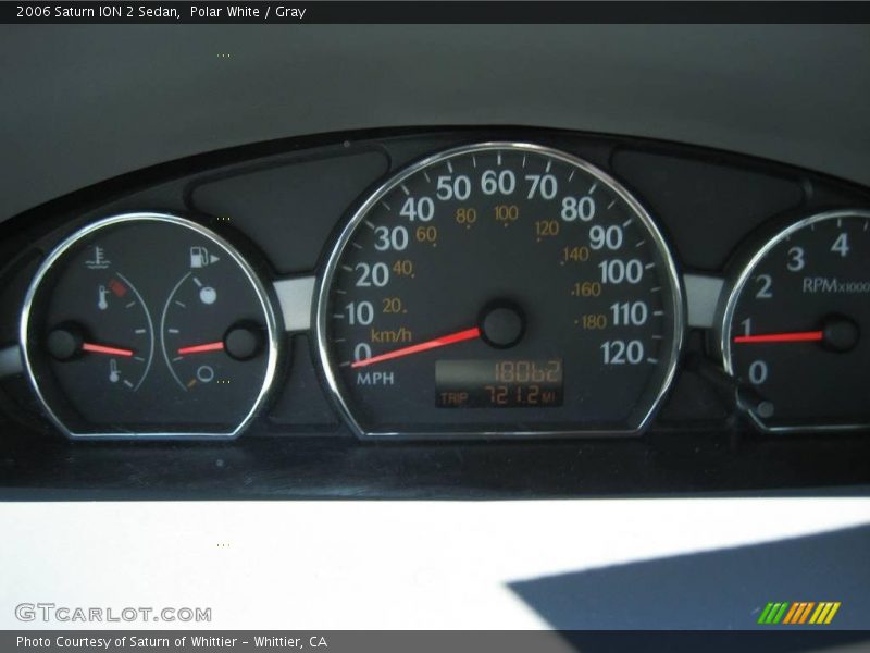 Polar White / Gray 2006 Saturn ION 2 Sedan
