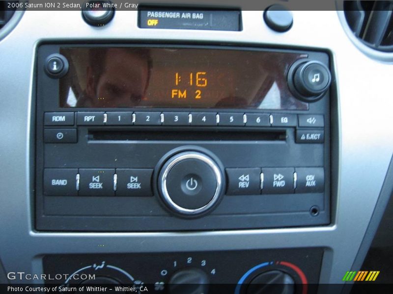Polar White / Gray 2006 Saturn ION 2 Sedan