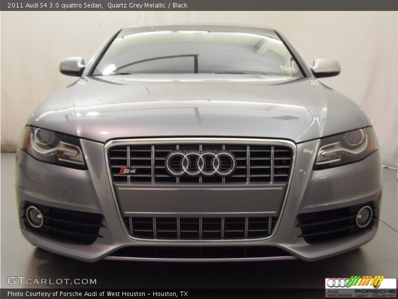 Quartz Grey Metallic / Black 2011 Audi S4 3.0 quattro Sedan