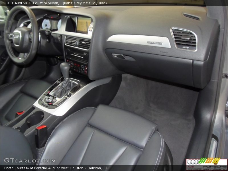 Quartz Grey Metallic / Black 2011 Audi S4 3.0 quattro Sedan
