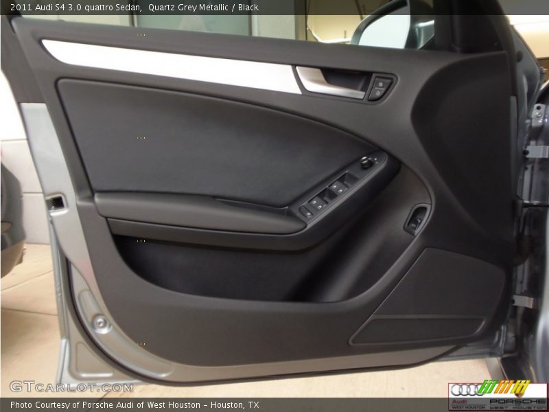 Quartz Grey Metallic / Black 2011 Audi S4 3.0 quattro Sedan