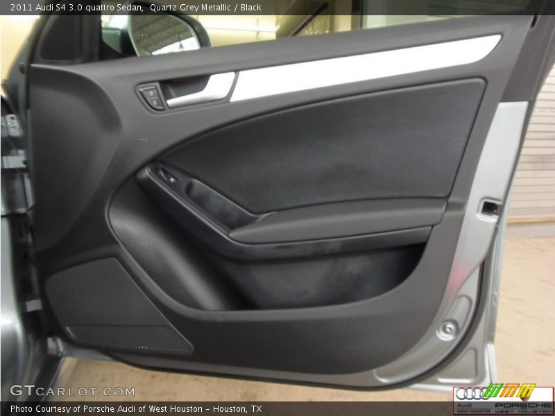 Quartz Grey Metallic / Black 2011 Audi S4 3.0 quattro Sedan