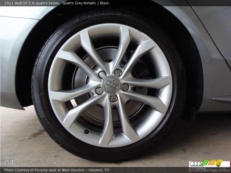 Quartz Grey Metallic / Black 2011 Audi S4 3.0 quattro Sedan