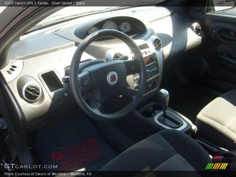 Silver Nickel / Black 2006 Saturn ION 3 Sedan