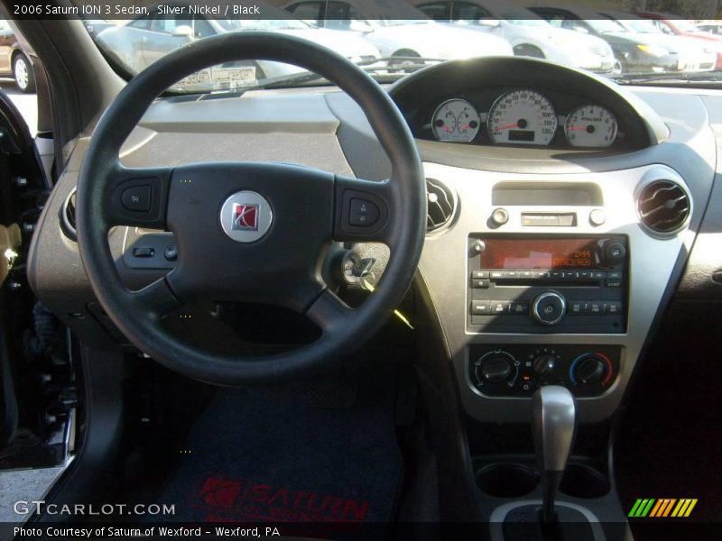 Silver Nickel / Black 2006 Saturn ION 3 Sedan