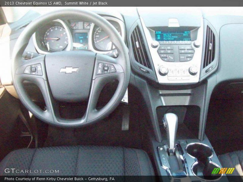 Summit White / Jet Black 2013 Chevrolet Equinox LS AWD