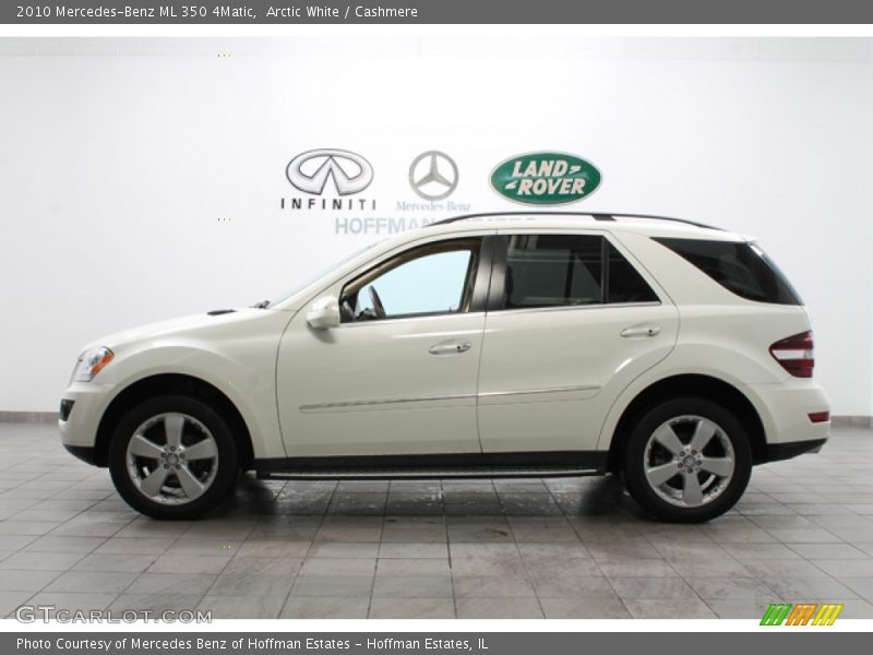 Arctic White / Cashmere 2010 Mercedes-Benz ML 350 4Matic