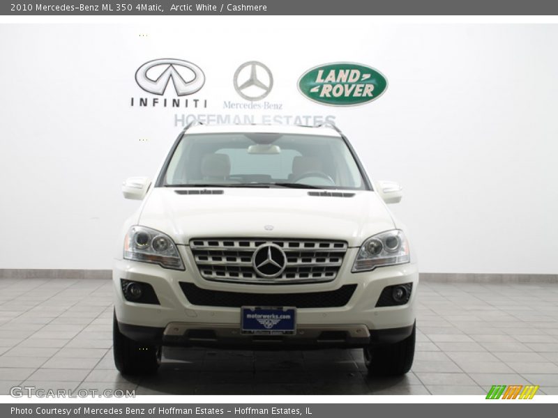 Arctic White / Cashmere 2010 Mercedes-Benz ML 350 4Matic