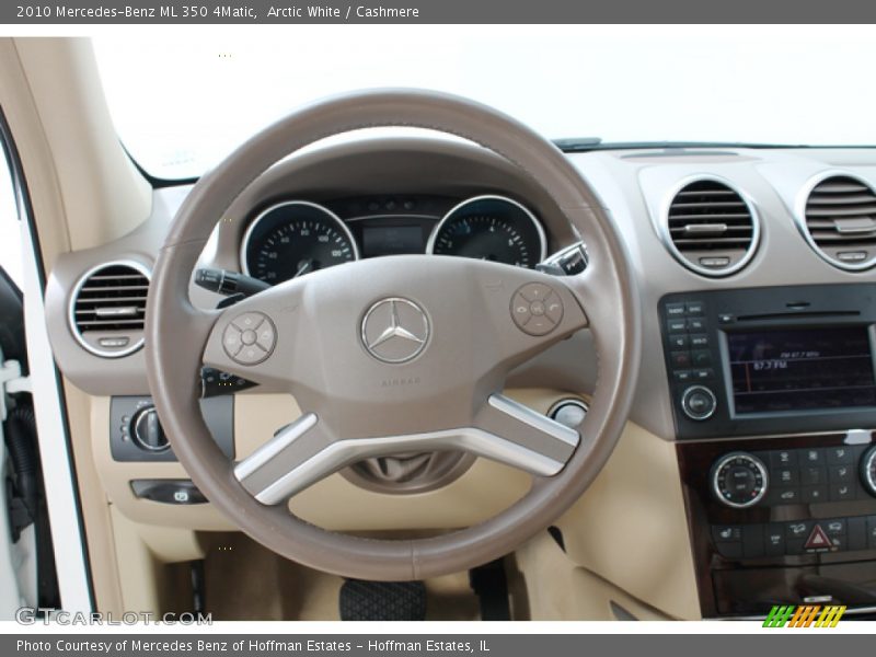 Arctic White / Cashmere 2010 Mercedes-Benz ML 350 4Matic