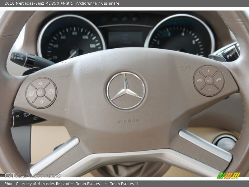 Arctic White / Cashmere 2010 Mercedes-Benz ML 350 4Matic