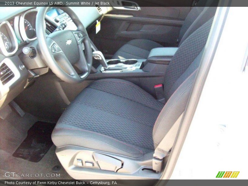 Summit White / Jet Black 2013 Chevrolet Equinox LS AWD