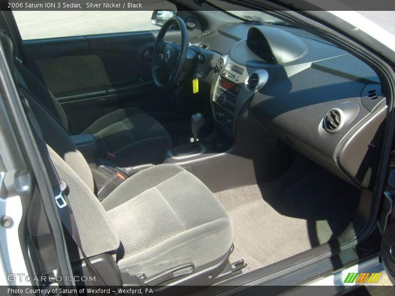 Silver Nickel / Black 2006 Saturn ION 3 Sedan