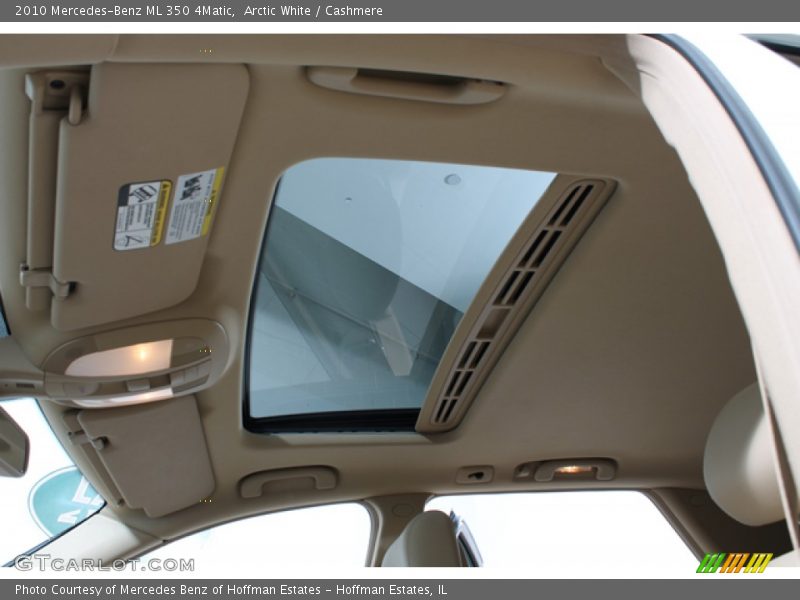 Arctic White / Cashmere 2010 Mercedes-Benz ML 350 4Matic