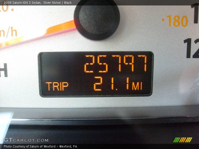 Silver Nickel / Black 2006 Saturn ION 3 Sedan