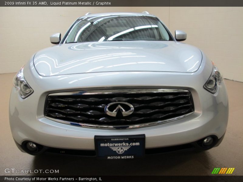 Liquid Platinum Metallic / Graphite 2009 Infiniti FX 35 AWD