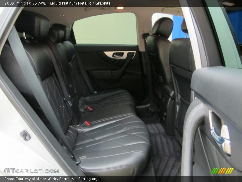 Liquid Platinum Metallic / Graphite 2009 Infiniti FX 35 AWD