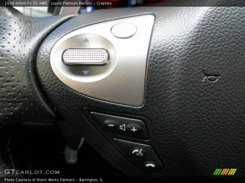 Liquid Platinum Metallic / Graphite 2009 Infiniti FX 35 AWD