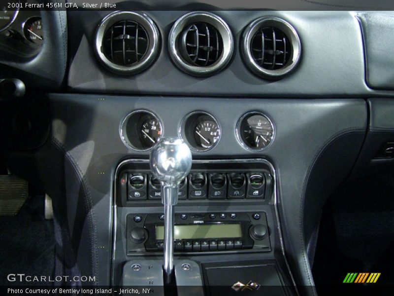 2001 Ferrari 456MGTA, Silver / Blue, Front Console - 2001 Ferrari 456M GTA