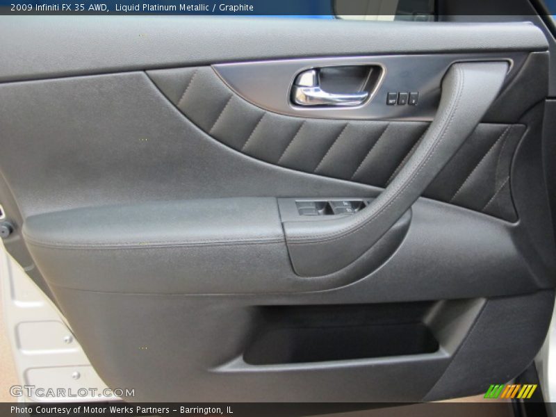 Liquid Platinum Metallic / Graphite 2009 Infiniti FX 35 AWD