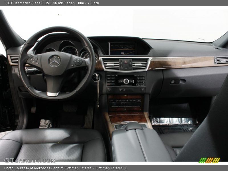 Black / Black 2010 Mercedes-Benz E 350 4Matic Sedan