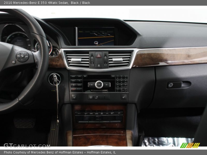 Black / Black 2010 Mercedes-Benz E 350 4Matic Sedan
