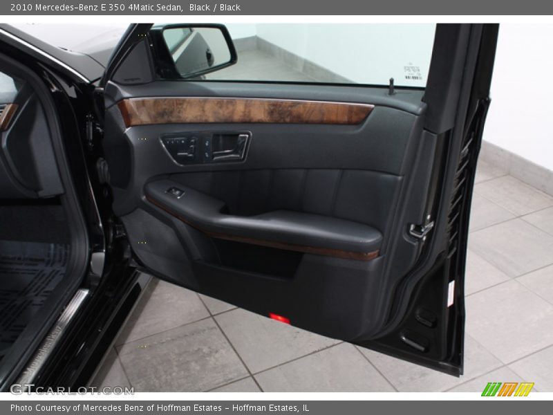 Black / Black 2010 Mercedes-Benz E 350 4Matic Sedan