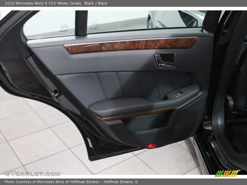 Black / Black 2010 Mercedes-Benz E 350 4Matic Sedan