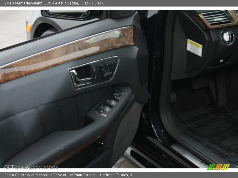 Black / Black 2010 Mercedes-Benz E 350 4Matic Sedan